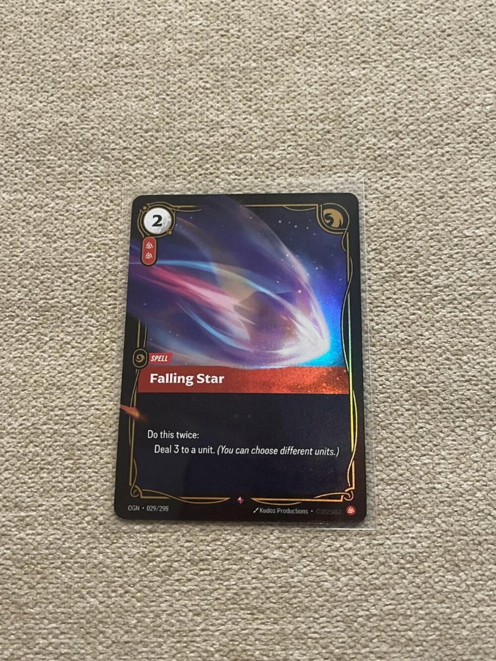 Falling Star 029/298 - Origins (OGN) Riftbound: League of Legends Card